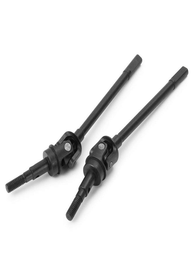 QUE-T 4pcs Steel Crawler Front & Rear Axle Drive Shaft CVD Set for 1/10 RC Axial SCX10II 90046 Car - Image 5